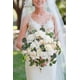 thumbnail image 4 of Set de Flores Artificiales Serwalin Rosas Blancas para Bodas DIY, 4 of 7