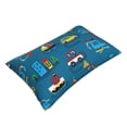 thumbnail image 3 of Daiia Transportations with Buildings Bedding Waterproof Pillow Protector Zippered Queen – Bed Bug Proof Pillow Encasement-14"x20", 3 of 9