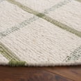 thumbnail image 3 of SAFAVIEH Montauk Bevin Checkered Area Rug, Ivory/Green, 6' x 6' Round, 3 of 10