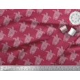 thumbnail image 2 of Soimoi Georgette Viscose Fabric Turtle Block Fabric Prints by Yard 42 Inch Wide, 2 of 3