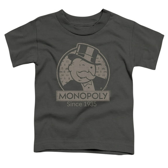 Monopoly Wink S/S Toddler T-Shirt Charcoal