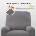 thumbnail image 2 of Easy-Going Super Stretch Sofa Slipcover Non Slip Couch Cover, Recliner Size, Light Gray, 2 of 7