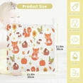 thumbnail image 2 of SKYSONIC 5 PCS Autumn Animal Pattern Baby Muslin Washcloths, Fox Hedgehog Face Towel Burp Cloths Ultrasoft Absorbent Cotton Bath Wipes Towels for Newborn Boys Girls, 2 of 7