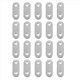 thumbnail image 1 of Stainless Steel Flat Bracket Straight Fixing Plates 40mm 20pcs, 1 of 5