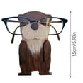thumbnail image 3 of Stylish Wooden Animal Glasses Holder Desktop Organizer and Decorative Display Stand for Eyewear, 3 of 4