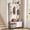 White, variant on Vividwood Hall Tree Industrial Bench and Shoe Storage Coat Rack with 6 Hooks, Rustic Brown, 31.5 Inch Width