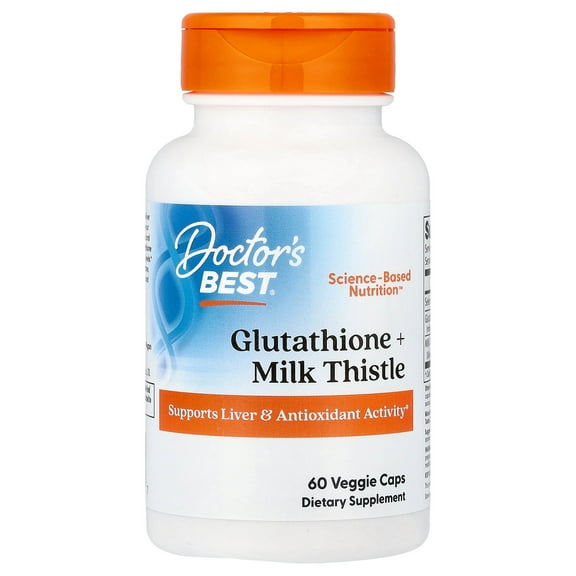 Doctor's Best Glutathione   Milk Thistle , 60 Veggie Caps
