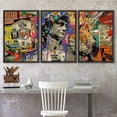 thumbnail image 3 of wall26 Framed Canvas Print Wall Art Set Spray Paint Michelangelo David Graffiti &amp; Street Art Comic Book Illustrations Modern Art Urban Portrait for Living Room, Bedroom, Office - 16"x24&quot, 3 of 5