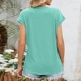 thumbnail image 3 of Button Down Shirts for Women Dressy Floral Printed Long Sleeve Blouse Business Casual Work Tops, 3 of 8