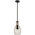 thumbnail image 2 of 42456BK-Kichler Lighting-Everly - 1 Light Mini Pendant - with Transitional inspirations - 13.75 inches tall by 7 inches wide-Black Finish-Clear Glass, 2 of 10
