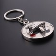 thumbnail image 1 of Moluckfu 2Ud Llavero Creativo De Metal Con Marrón Para Llaves Y Accesorios Personales, 1 of 7
