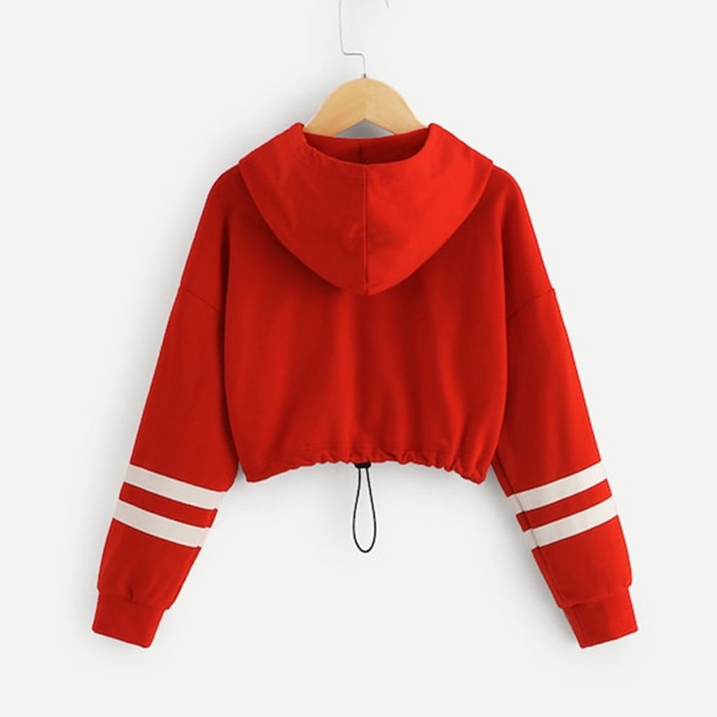 Girls hooded tops hotsell