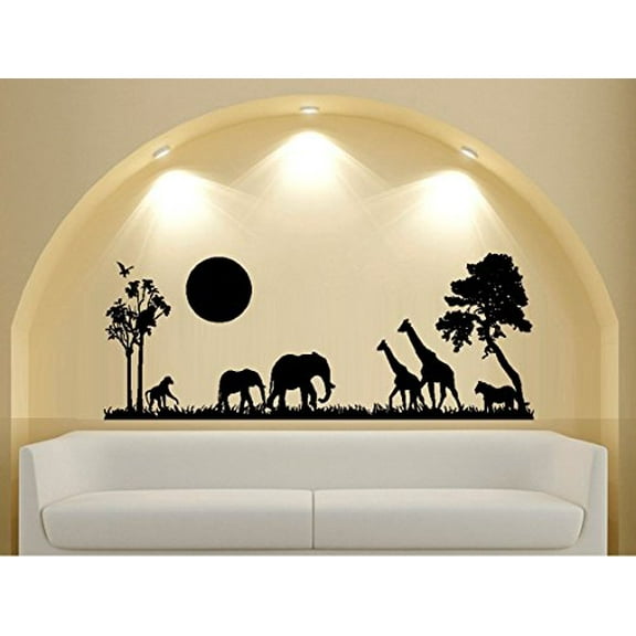 Decal ~ SAFARI #22 ~ WALL DECAL: 18" X 46"