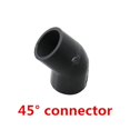 thumbnail image 1 of Grey PVC Pipe Connector Inner Diameter 20mm Pipe Connector Garden Water Pipe Joint Adapter Elbow Straight Cross Tee Couplings ,Leak-Proof, 1 of 7