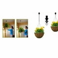 thumbnail image 5 of Innovative Hanging System, Plant Pulley Retractable Hanger for Convenient Indoor Outdoor Gardening, Supports Garden Baskets &amp; Pots, 5 of 7