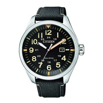 【秀品】CITIZEN ECO DRIVE AW5000-16L CITIZEN Eco-Drive Blue Dial Men's Watch, 42.6mm Case, Nylon Band