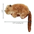 thumbnail image 3 of KONG® Dr.Noyz Dog Toy with Squeaker, Beaver, Small for Dogs Up to 20 lbs, 3 of 4