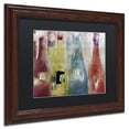 thumbnail image 3 of Trademark Fine Art "Bouteilles II" Canvas Art by Color Bakery Black Matte, Wood Frame, 3 of 4