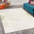 thumbnail image 2 of Dahlia Flower Decorative Rug, Simplistic Drawing of Bushy Sunflower Daisy Like Large Petals Image Print, Quality Carpet for Bedroom Dorm and Living Room, 6 Sizes, Avocado Green, by Ambesonne, 2 of 4