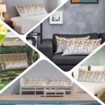 thumbnail image 6 of Orange Brown Eucalyptus Body Pillow Covers 20"x60", Watercolor Spring Weeping Botanical Soft Brushed Microfiber Breathable Throw Pillow Covers, Pillowcase with Zipper for Couch Sofa Bedroom, 6 of 9