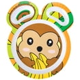 thumbnail image 3 of Platos de Alimentación Zoo Friends Melamina Seguro Lavavajillas Animales para Niños, 3 of 8