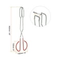 thumbnail image 2 of Uxcell Stainless Steel Scissor Tongs 16" Barbecue Grilling Tongs with Handles for Cooking Barbecue Bread, 2 of 6