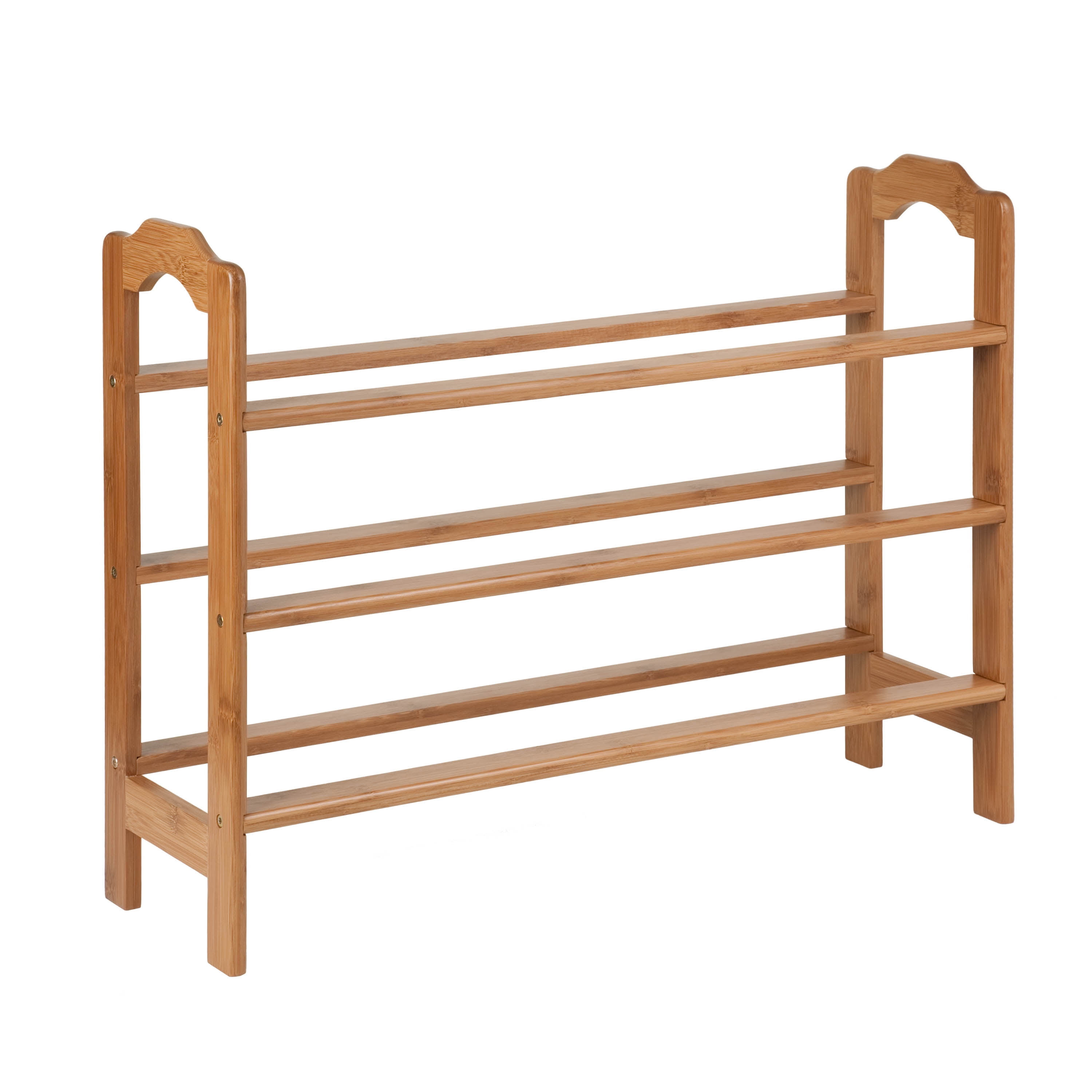 HoneyCanDo 3 Shelf Bamboo Shoe Rack