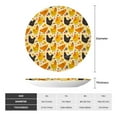 thumbnail image 2 of Daiia Funny Chicken Printed Pattern Ceramic Plate Dinner Plates Bone China Decorative Plates with Display Stand Art Ceramic Ornaments for Wall Hanging Decoration-8in, 2 of 6