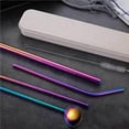 thumbnail image 1 of Matsuzay Stainless Steel Straws Set Washable Reusable Outdoor Dining Indoor Tableware Home Travel Restaurant Kitchen Hiking Almacenamiento y organización del hogar Numero 3 Matsuzay HA041732-03, 1 of 1