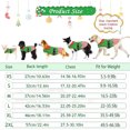 thumbnail image 3 of Pet Dog Cat Christmas Elf Costume, Funny Soft Cozy Holiday Party Cosplay Outfit, Perfect for All Breeds Winter Fun Festive Dress Up Green M, 3 of 6