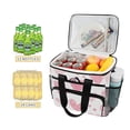 thumbnail image 2 of FORMRS Insulated Cooler Bag 24 Cans Capacity Soft Leakproof Lunch Box with Side Pockets, Hand Drawn Hearts, 2 of 7