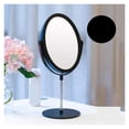 thumbnail image 1 of 8inch Double-sided Flat Makeup Mirrors Desktop Oval Small Portable Dressing Pink Princess Mirror Personalize Mirror ,Widely Use, 1 of 7