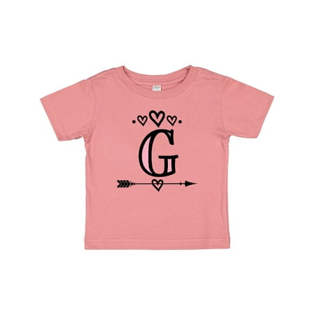 

Inktastic Letter G Monogram Tribal Arrow Girls Baby T-Shirt