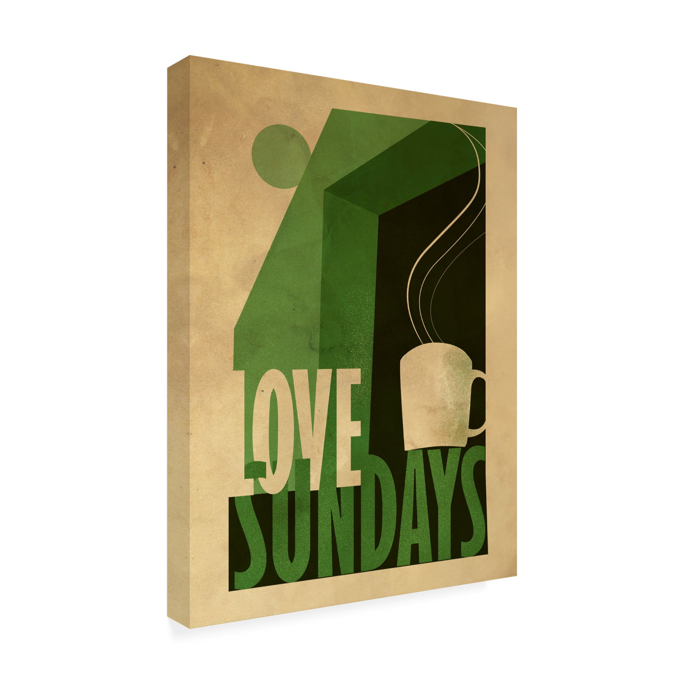 Trademark Fine Art Dionisis Gemos  Love Sunday print Canvas Wall Art