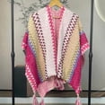 thumbnail image 1 of LOVZFMLL Cardigans Cardigan pour Femmes Mode Femmes Hiver Bouton Uni Capes Tricotées Manteau, 1 of 3