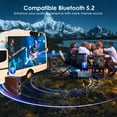 thumbnail image 4 of 5G/2.4G WiFi & Bluetooth Projector, 1080P LED Home Theater, 4K Support, 300" Display, Keystone, Built-in Hi-Fi Speaker, 4 of 7