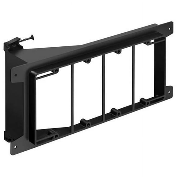 Arlington Industries AALVSx-AALVS4 Low Voltage Mounting Bracket, Screw-On, 4 Gang