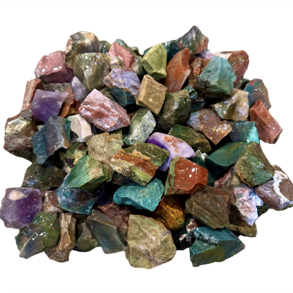 Fancy Jasper Rough 1 LB. For Rock Tumbler, Jewelry, and Decoration! High Quality!