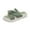 Green, variant on JeashCHAT Women's Bow Knot Slide Sandals Open Toe Slip On Platform Sandals Casual Summer Beach Sandals Outdoor Slippers