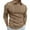 Khaki, variant on Men's Fashion Solid Color Casual Stand Collar Stretch Vertical Long Sleeve Shirt under Scrub Men Long Sleeve Shirts Mens Tops Long Sleeve Long Sleeve Undershirts for Men Men%27s+shirts Mens