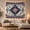 Southwestern Star, variant on Symmetrical Southwestern Diamond Art on Cream Background, Majestic Boho for Native Art Lovers, Geometric Star Decor, Housewarming Gift, Tapestry Wall Hanging for Bedroom and Living Room