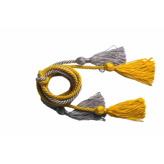 Honors Graduation Academic Double Graduation Honor Cord (1st cord Gold, 2nd cord Silver)
