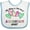 White and Blue, variant on Inktastic My Mom is the Best Accountant Ever Boys or Girls Baby Bib