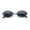 Silver - Black, variant on Hipster Classic Oval Hustler Metal Rim Retro Fashion Sunglasses Gold - Green
