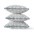 thumbnail image 2 of Jahan Paisley Throw Pillow in Indigo Peach 16x16, 2 of 4