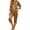Brown, variant on Women Satin Pajamas 3/4 Sleeve Tops Matching Capri Pants 2 Piece Sets Lightweight Soft Silky Sleepwear(Red,XX-Large)