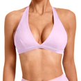 thumbnail image 3 of ManxiVoo Wireless Sports Bra Backless Deep V Neck Halter Design with Removable Padded Cups for Yoga Running Fitness Gym Workout, 3 of 7