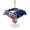 Crimson, Cobalt, White, variant on Outdoor Tablecloth with Umbrella Hole for Patio/Picnic/Party/Camping, 4th of July Waterproof Table Cloth Rectangle Table Cover Washable, Independence Day Patriotic Flowers Dogs Blue (52"x 70")