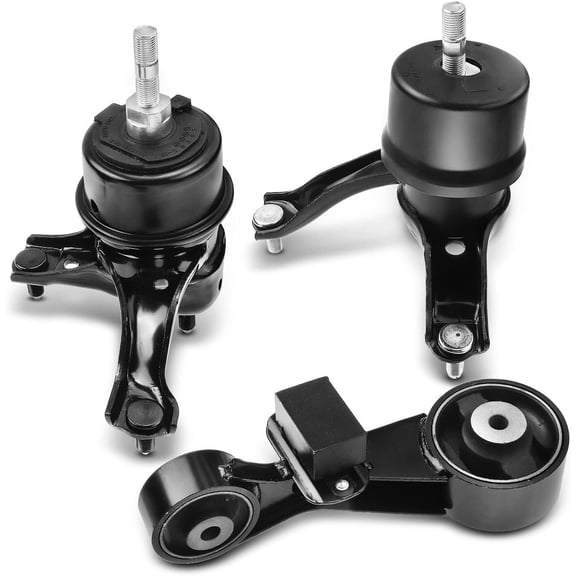 A-Premium 3PCS Engine Motor Mount Transmission Mount and Torque Strut Mount Set Compatible with Toyota Camry 2010-2011 L4 2.5L, Replace# 123630V031, 123630V070