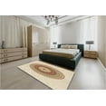 thumbnail image 4 of Ahgly Company Indoor Rectangle Patterned Golden Blonde Gold Area Rugs, 5' x 7', 4 of 6